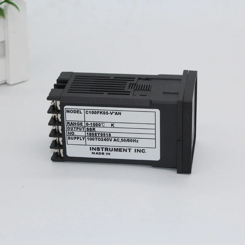 REX-C100FK05-V*AN 0-1000 degree temperature controller with SSR heat sink and thermocouple digital PID thermostat