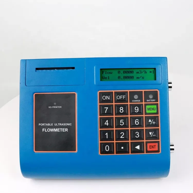 Smart TUF-2000P Digital Portable Ultrasonic Flowmeter Clamp On PVC Pipe Ultrasonic Alcohol Water Liquid Flow Meter