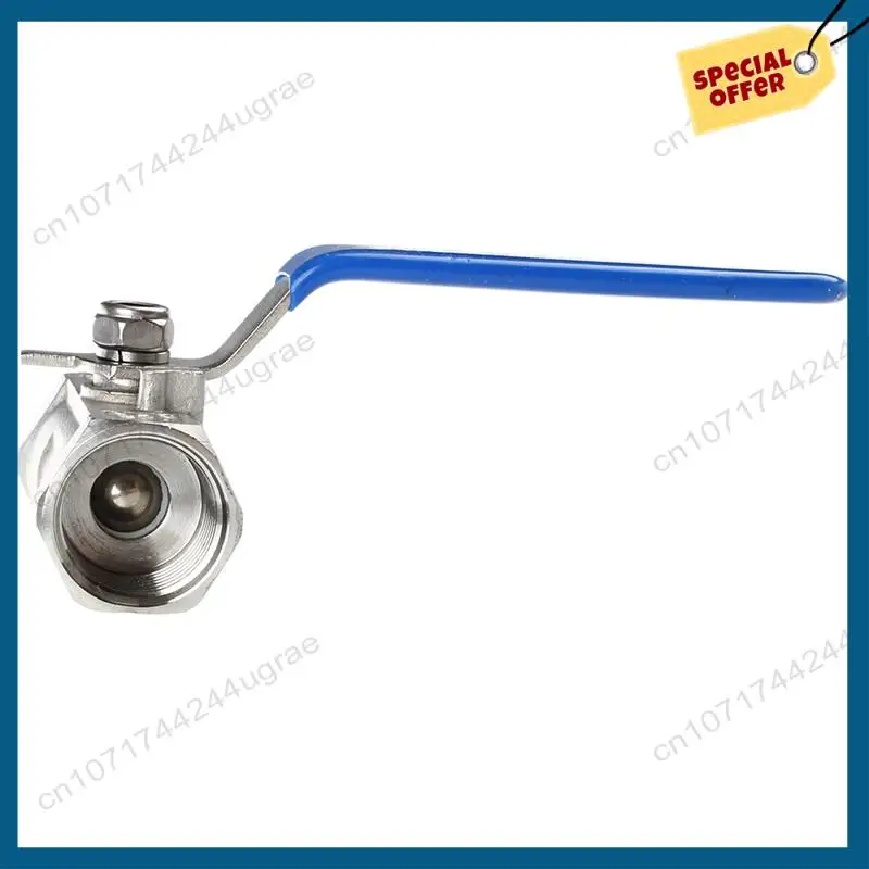

-A15I 6Pcs 1/2 Inch Lever Female/Female Ball Valves Long Handle 316 Stainless Steel WOG1000