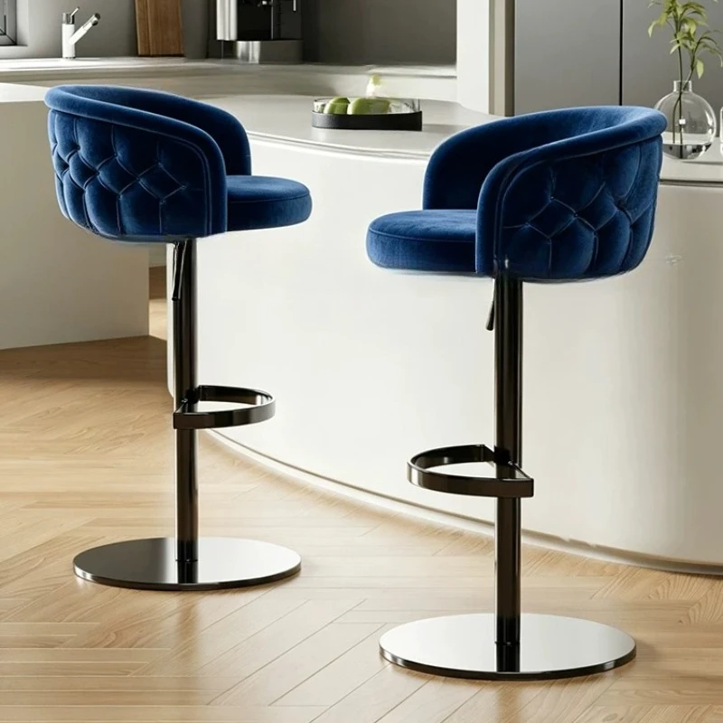 High Traditional Elegant Bar Chair Outside Modern Lightweight Bar Chair Relaxing Luxury Chaise De Cuisine Balcony Furniture