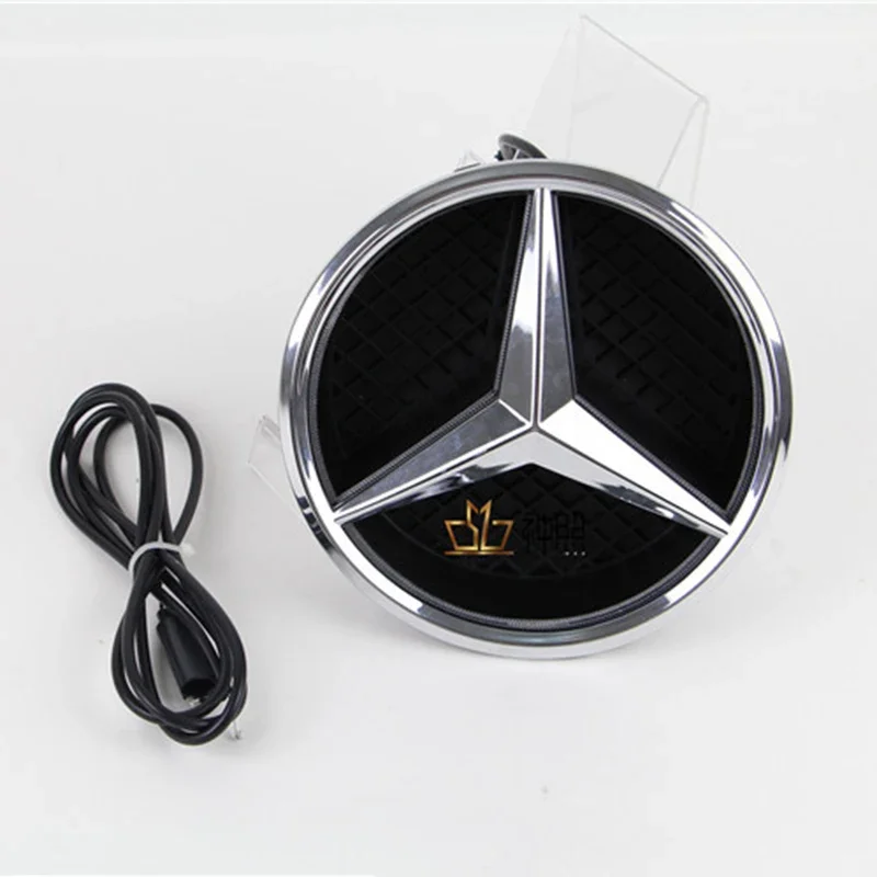 for MERCEDES BENZ Front Logo Light Emblem Grill Light Led Grille Badge W166 W176 W204 W207 W212 W218 W245 W251 W463 Accessories