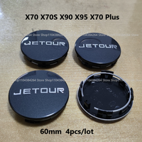 4pcs 60mm Car Wheel Center Hubcaps For Chery Jetour X70 X70S X90 X95 X70 Plus hub cap Accessories