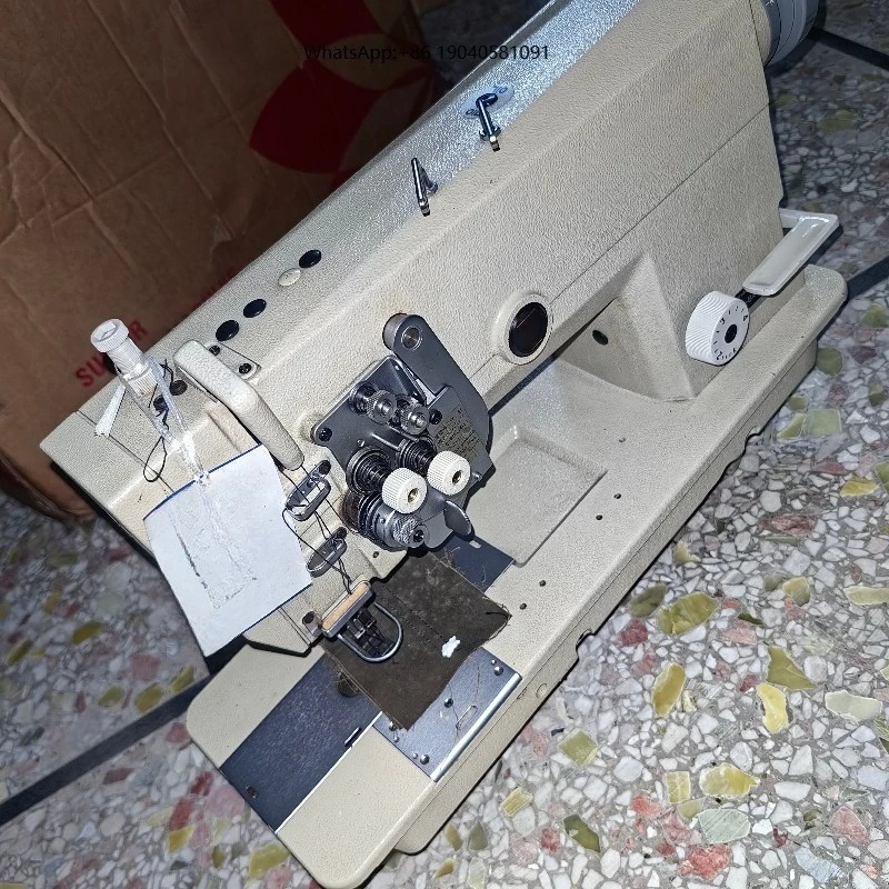 Second-hand 845 Automatic Motorized High-Speed Double-needle Machine for Denim Casual Pants