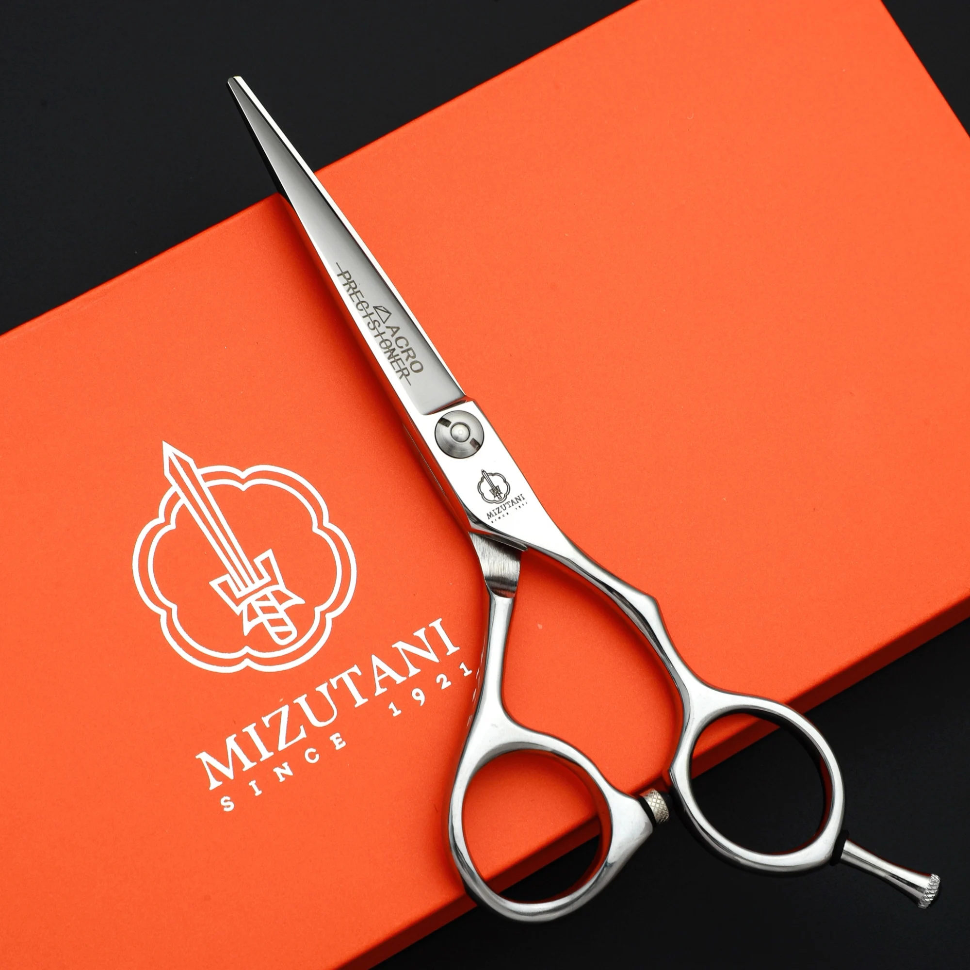 Japan Mizutani 5.5inch Professional Barber Scissors Men's Traceless Teeth Scissors Flat Scissors Set Hair Stylist Special Tools