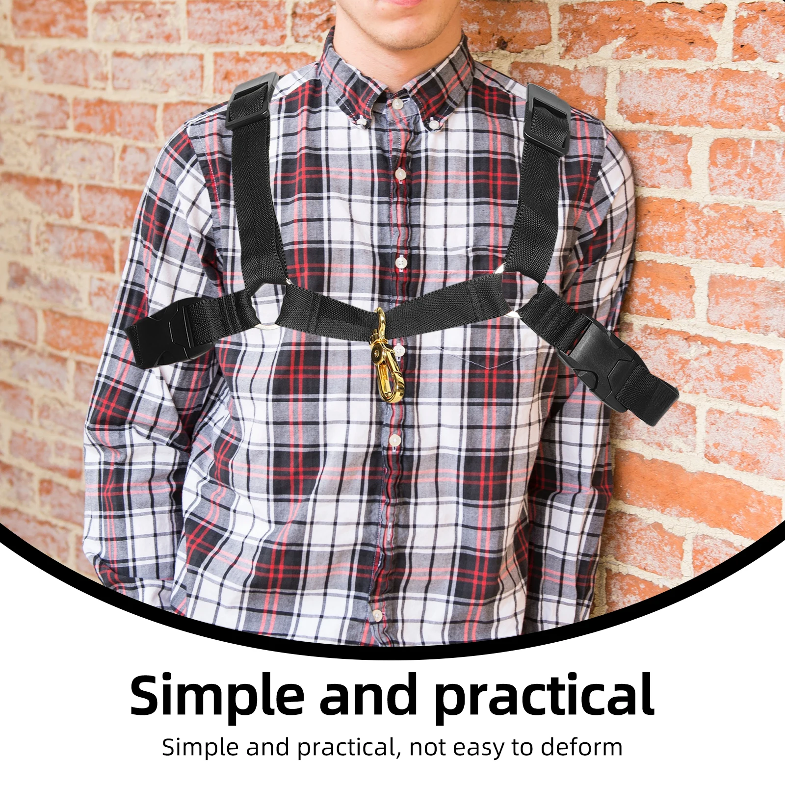 

Saxophone Strap Chest Harness Alto Accessories Shoulder Adjustable Neck Suspenders