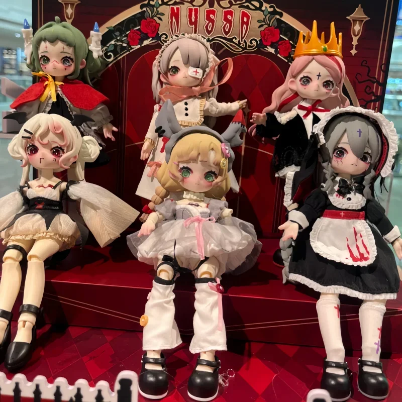 

New Genuine Nyssa Bizarre Nightmare Series Bjd Blind Box Gothic Dark Style Nyssa Mystery Box Joint Movable Model Bjds As Gift