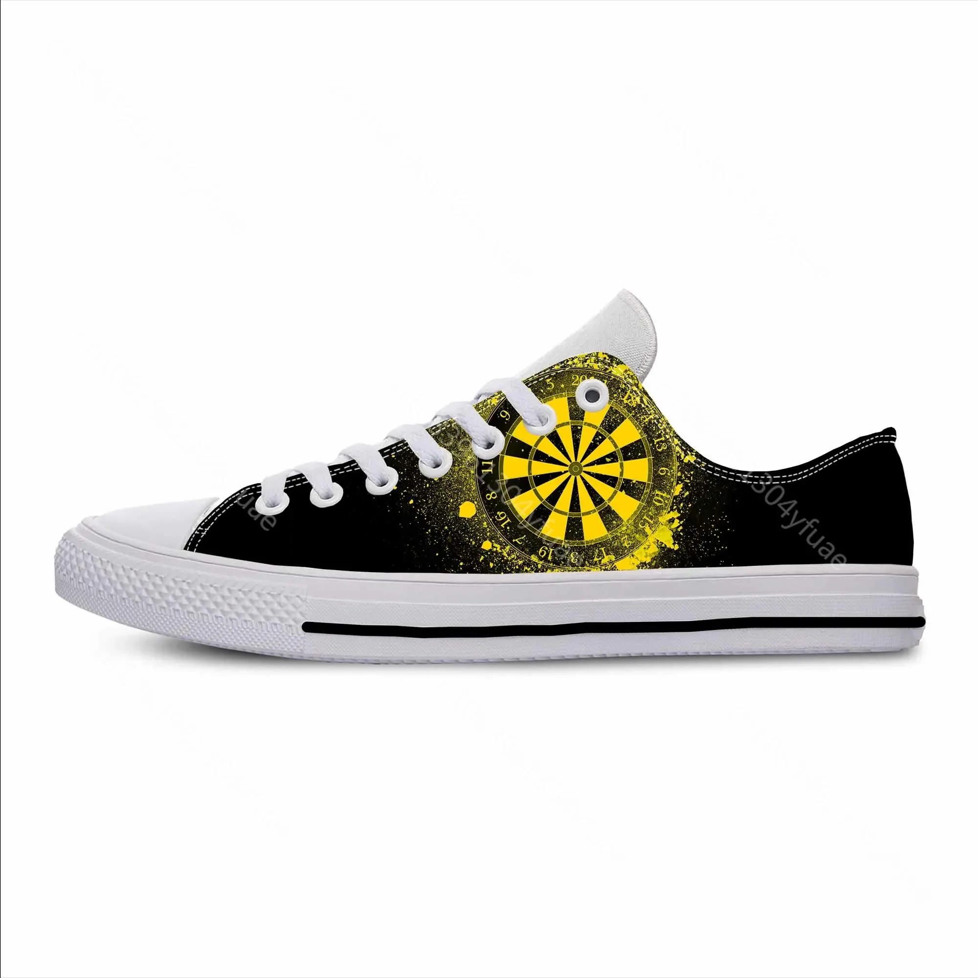 Game Sport Darts Dartboard Dart board Target Funny Casual Cloth Shoes Low Top Comfortable Breathable 3D Print Men Women Sneakers