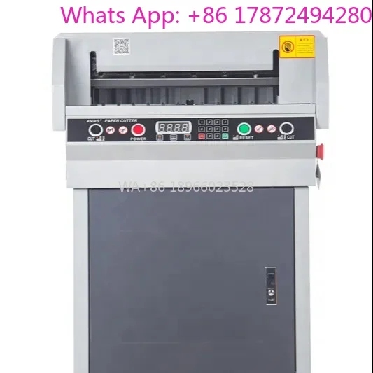 QK-450VS+ Automatic Guillotine Paper Cutter Cutting Machine 450 Book Making Machine Price