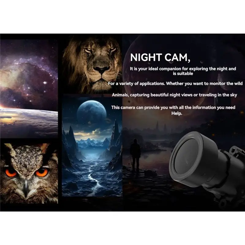 B92B Night Vision FPV Camera 2.7K 1/1.8 Inch Sensor MP4 Video Format for FPV Drone Low Light 0.5 LUX