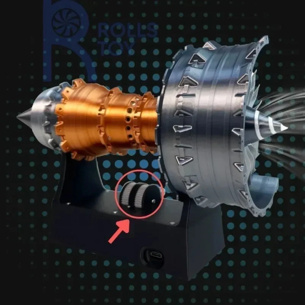 Rollos brinquedos a380 TR-900 aviação turbofan aeronave jato figura de ação motor montado modelo ciência aeronaves brinquedos menino presentes