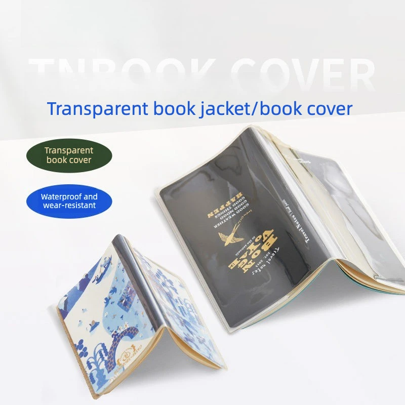 Fromthenon Travel Notebook Standard Passport Waterproof Transparent PVC Cover with Card Holder Journal Book Protector Shell view 3