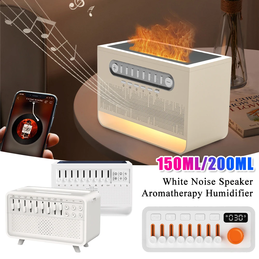 

Bluetooth-динамик 3 в 1, белый шум, ночник для сна, увлажнитель, универсальная машина, бесплатная комбинация 8 групп, природный звук