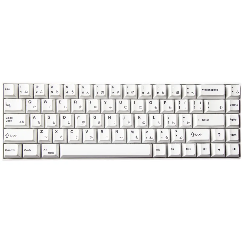 

GMK minimalist white keycap factory height PBT thermal sublimation adaptation 61 64 68 84 87 980 104 108