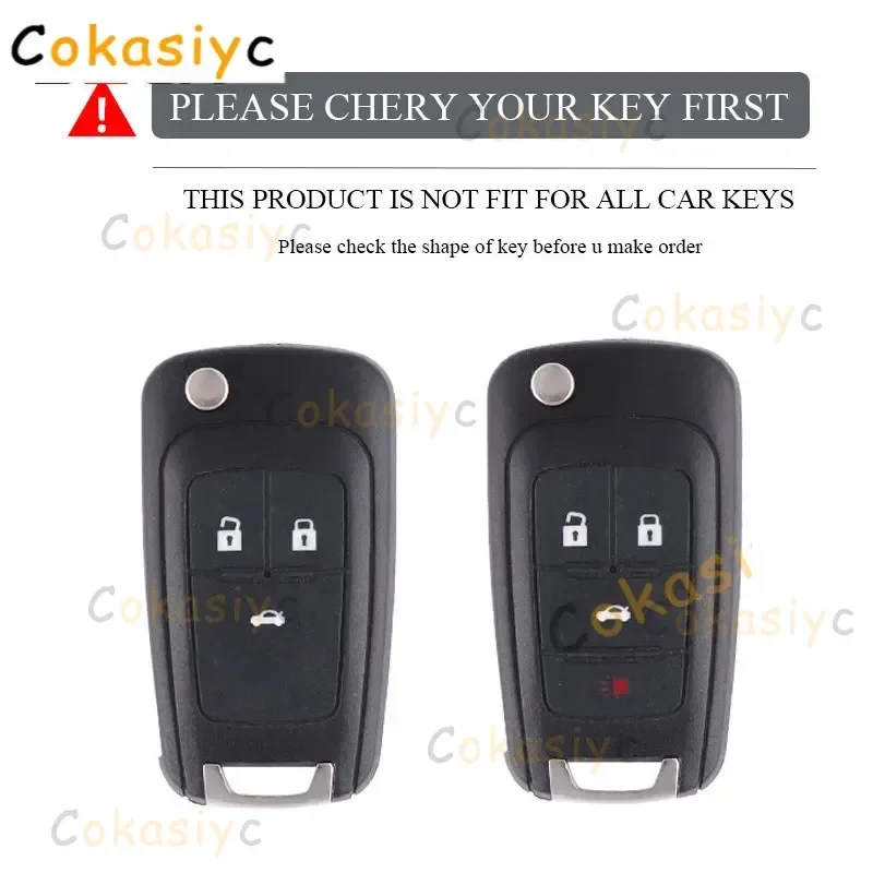 3 4 Buttons TPU Car Key Case Cover Shell Fob Keychain For Chevrolet Cruze Aveo Camaro Epica Lova Sail Spark Opel Astra Corsa
