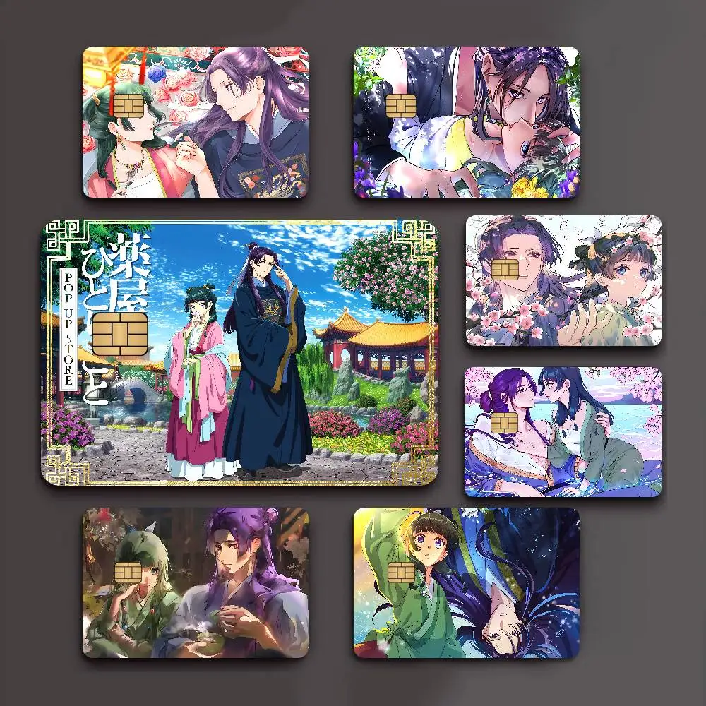 Anime The Apothecary Diaries Anime Young Creidt Card Debit Card Sticker Film Case Front Tape for Small Big Chip No Chip