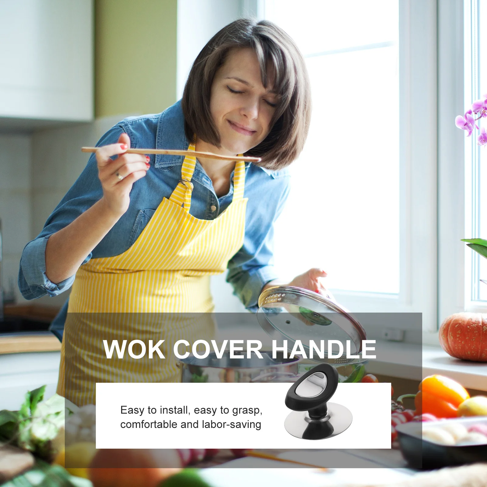 

6pcs Universal Pot Lid Knob Replacement Heat Resistant Cookware Handle For Pots Woks Soup Milk Steam Pans Cookware Parts