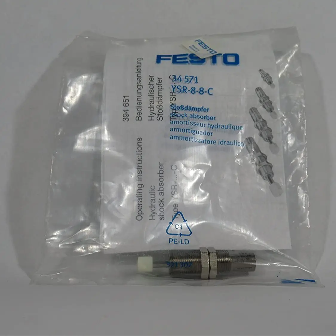 

FESTO 34571 YSR-8-8-C SHOCK ABSORBER