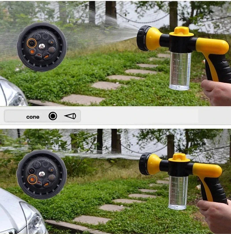 Multi-funktion hochdruck auto waschen wasser pistole schaum sprüher sprühflasche haushalt Wasser Pistole Tragbare Auto Waschmaschine Sprayer – Detail 5
