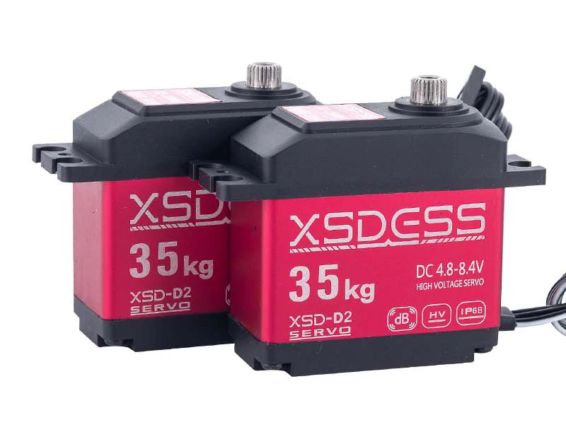 35kg Rc Servo Ip68 Metal Waterproof Servo For Rc 1/10 1/8 Traxxas Trx4 Axial Scx10 Yikong Crawler Car Robot Truck Robot Parts