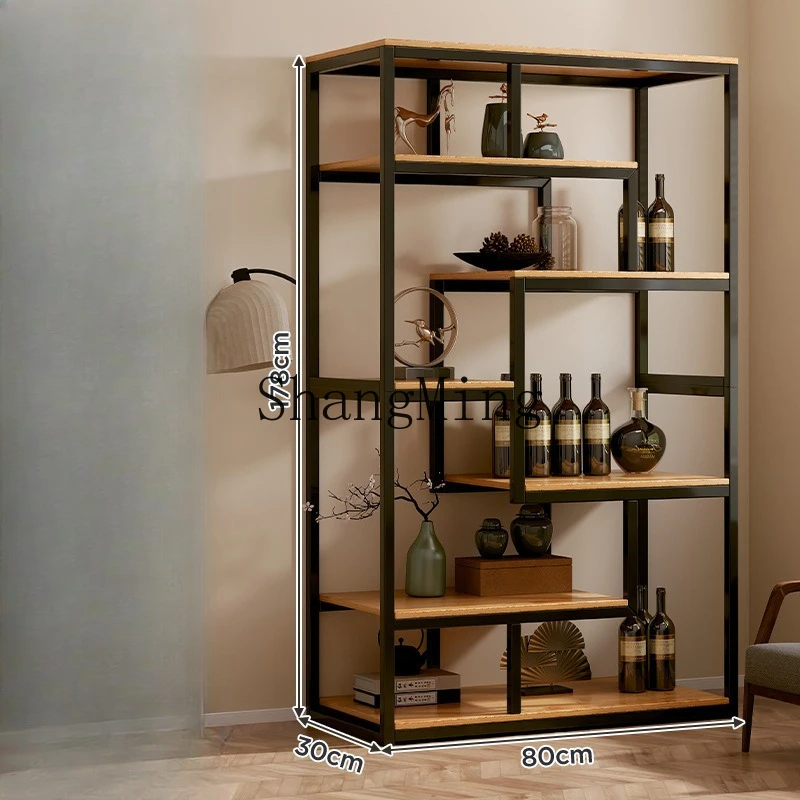 SM new household Chinese wine cabinet against the wall living room display cabinet commercial wine rack new household cabinet