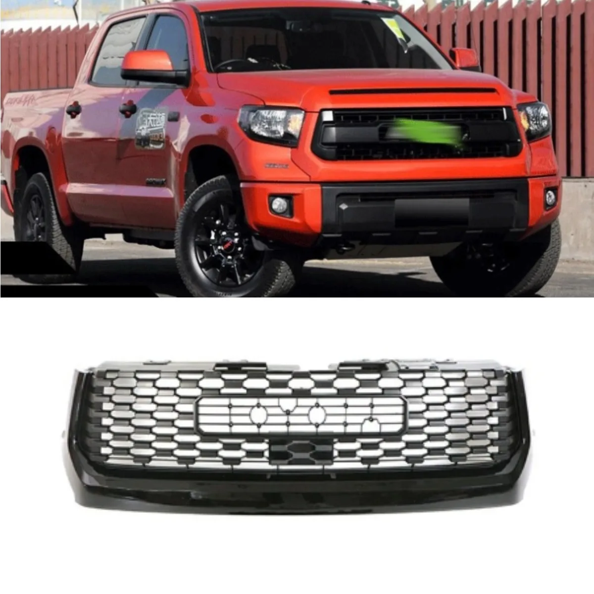 

Car Bumper Grill Front Bumper Racing Grille Grill Modification Part for TOYOTA Tundra 2014-2019 Racing Grills Car Accessories
