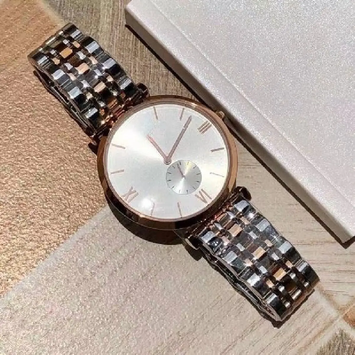 Niche Aesthetic Designer Style Men's Watch Women's Watch Couple Quartz Wristwatch Metal Bracelet Strap Waterproof Elegant Wristwatch For Anniversary Dating Party Holiday Presents