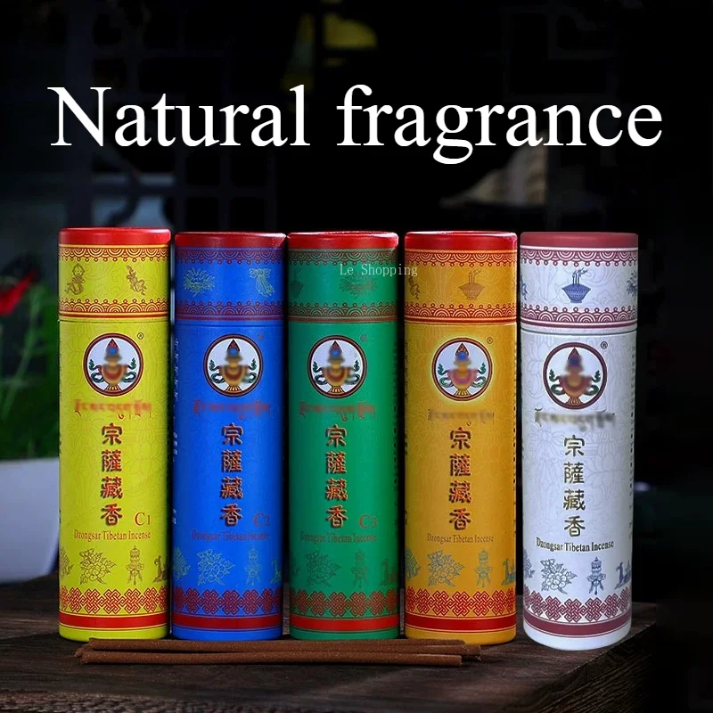 Tibetan style Natural Handmade Ancient methods Incense stick Household Temple worship Office promote sleep purify air Joss stick