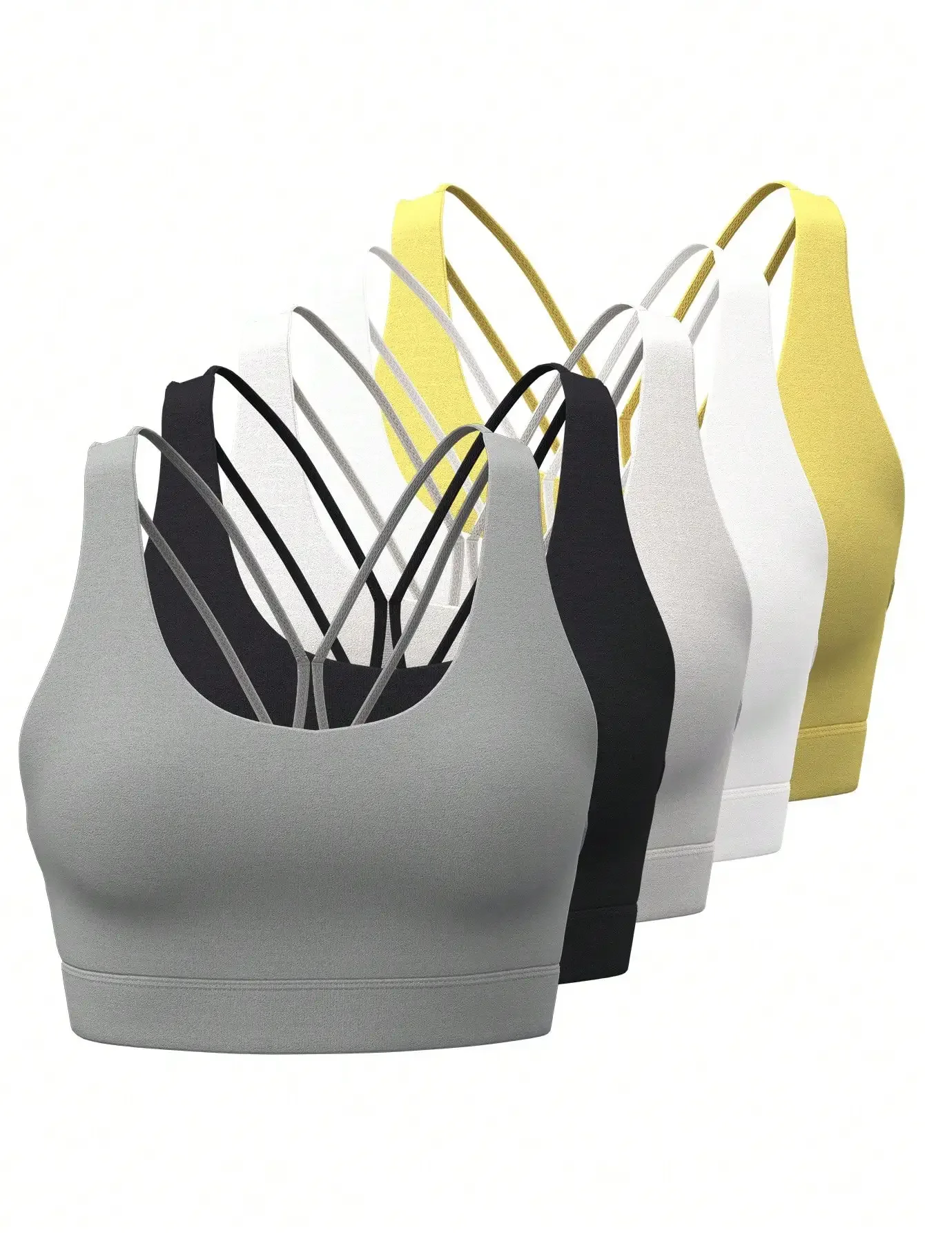 

Blueplus 1pc Women's Yoga Tank Tops Breathable Sports Bra With Shockproof And Gathered Function Giving You A Beautiful Back Shape Yoga Underwear Workout Tank Gym Top