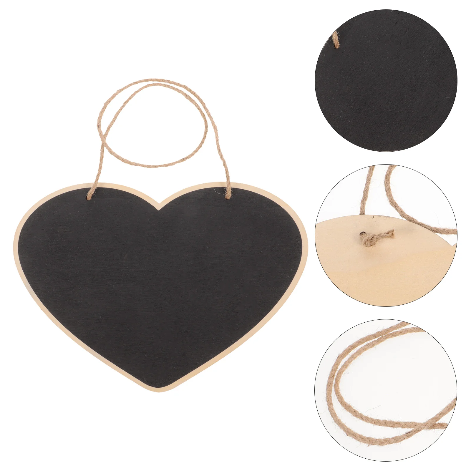 Message Board Memo Door Small Hanging Pendant Blackboard Rope Decorative Chalkboard Reusable