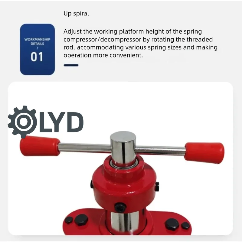 Shock Absorber Spring Compressor Tool Strut Coil Spring Compressor Hydraulic Manual Spring Removal Tool