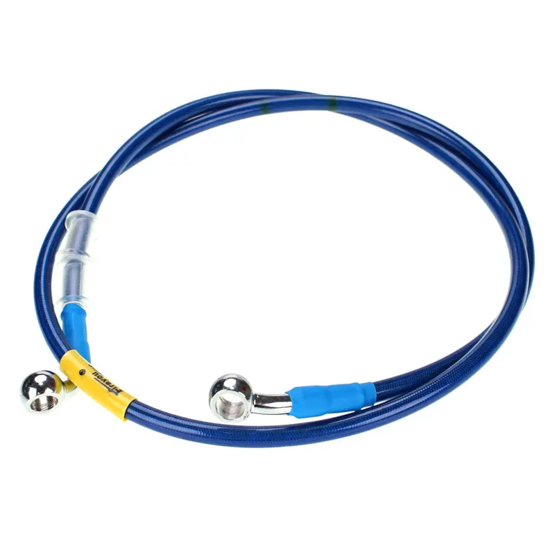 400mm-2400mm Brake Hose Hydraulic DOT Line Cable 10mm 28° 90° Banjo for Suzuki Kawasaki Yamaha Pipe Line Braided oil hose