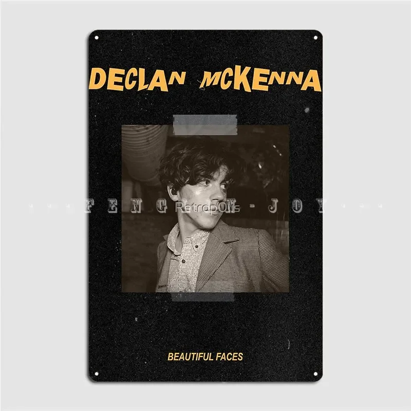 Declan Mckenna Metal Sign Designing Cinema Living Room Painting Décor Living Room Tin Sign Poster