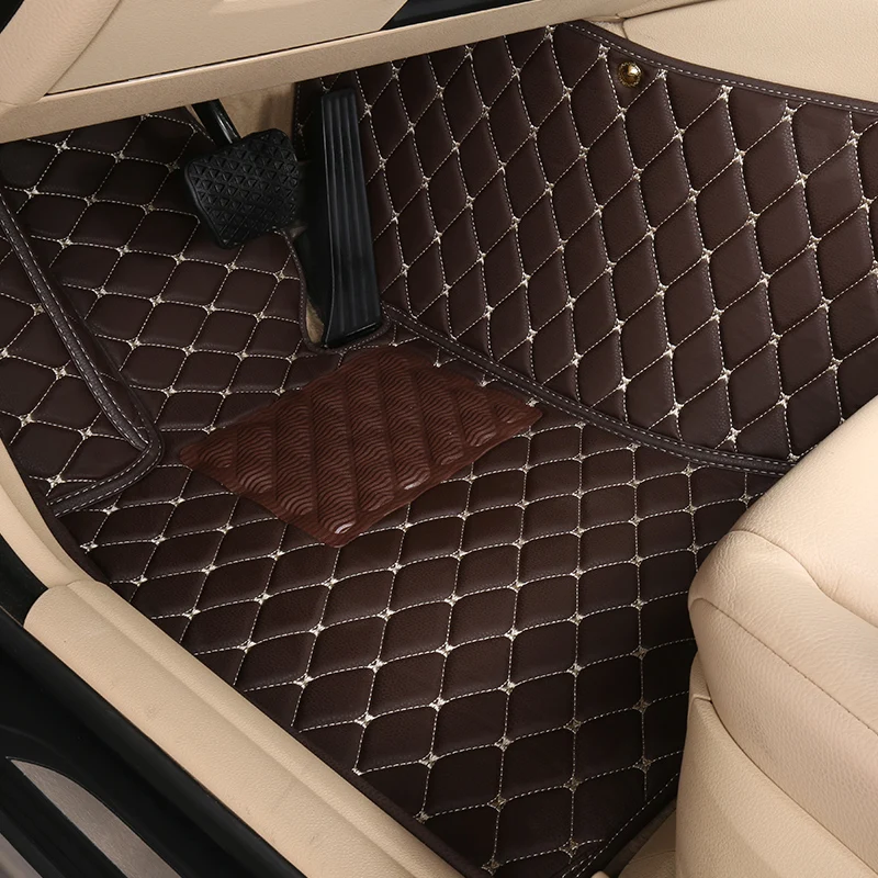 Leather Car Floor Mats 100％ For Chery Tiggo 8 Pro 2022 5 seats Auto Foot Pads Styling Accessories Interior Tapetes Para Carros