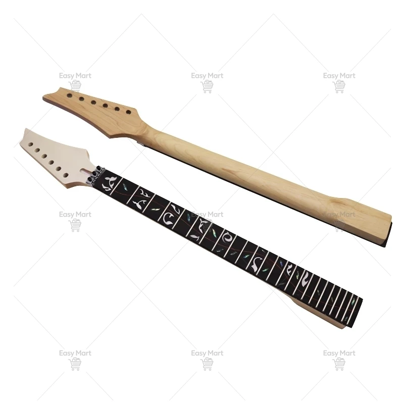 6 String 24 Fret Neck Rose Wood Electric Guitar DDouble Shake Neck Plus Maple Carved Flower Neck Electric Guitar