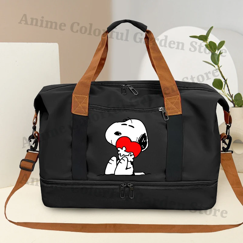 Snoopyed Reisetasche mit großem Fassungsvermögen für Herren und Damen, gut aussehende Gepäcktaschen, tragbare, modische Handtasche für Fitness und Schwimmen – Detail 13