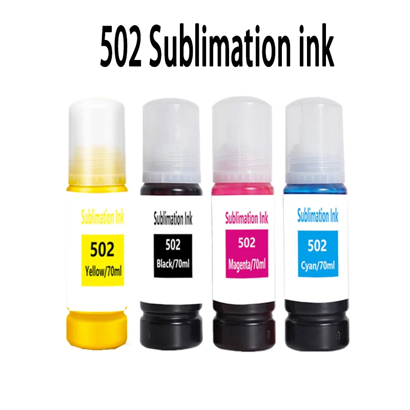 

T502 502 Sublimation ink for Epson L3150 ET-2720 ET-2760 2800 ET-4760 ET2400 L3110 L4150 L4160 L4167 L4168 L5190 L6160 printer