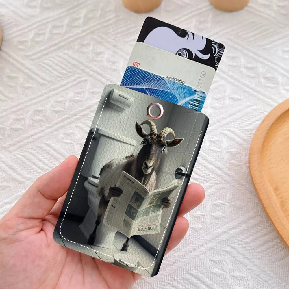 مرحاض الحيوانات الإبداعية 1 قطعة INS حامل بطاقة الحرم الجامعي للطلاب الكرتونية الإبداعية لبطاقة الوجبات، بطاقة الحافلة، بطاقة العمل، إلخ