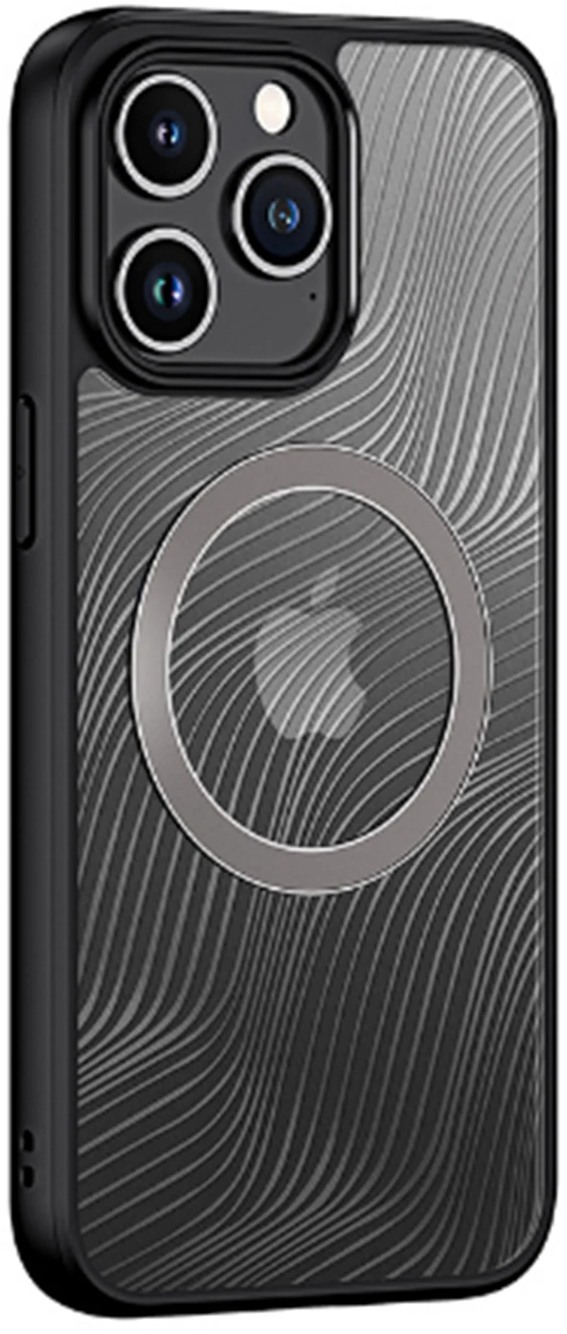 For iPhone 15 Pro Max Plus MagSafe Clear Matte Case  Anti-Yellowing Magnetic Back Cover | Soft Touch & Wireless Charging Compati