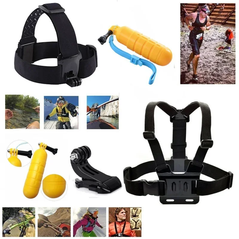 FF-56bk per set di accessori per fotocamera panoramica GoPro pacchetto 40 in 1, accessori multi-combinazione