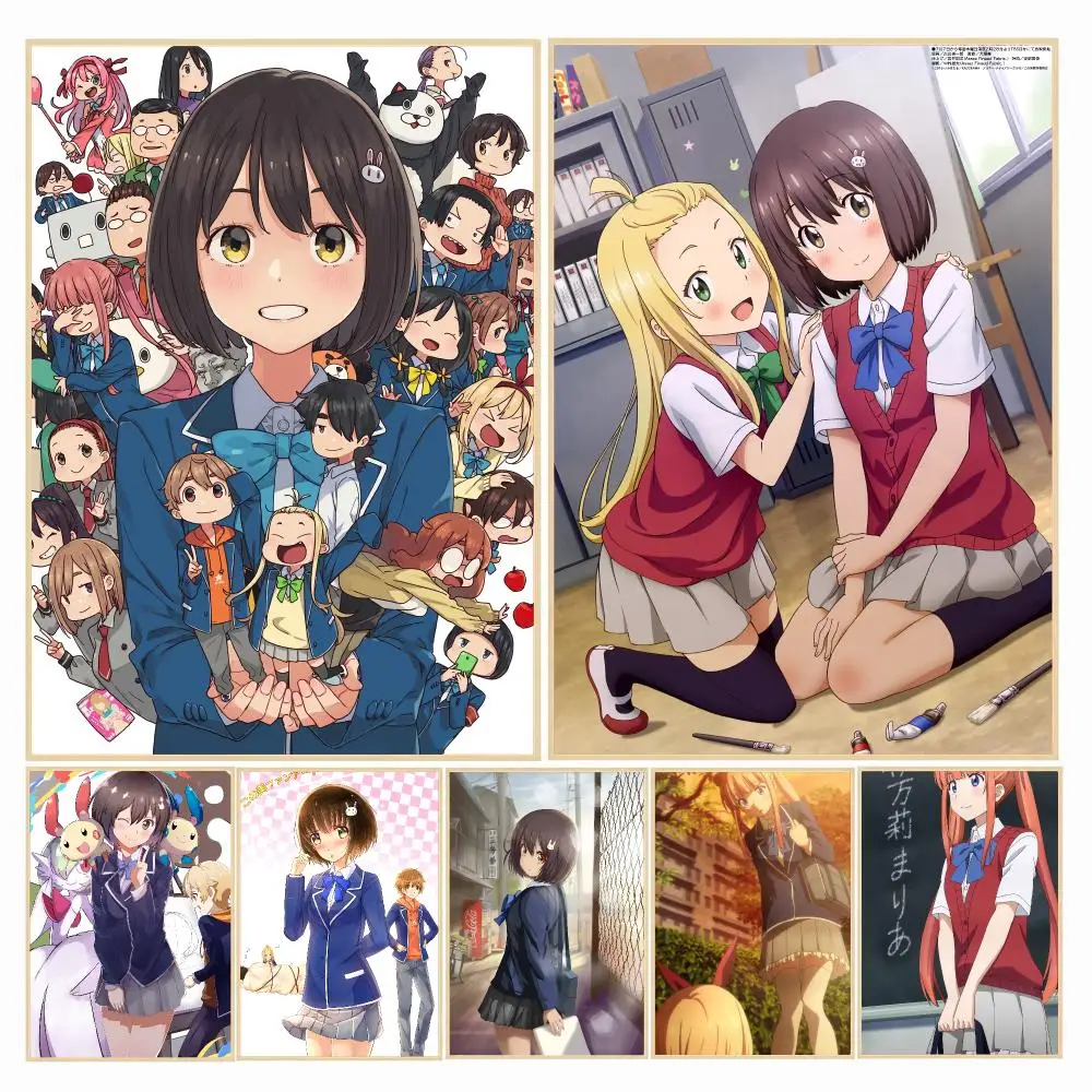 anime T-This Art Club Has a Problem-M Poster Decorative Wall Art Sticker for Cafe Office Bedroom and Living Room