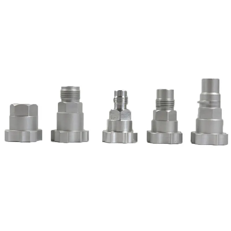 

Адаптер для разъема пистолета-распылителя из алюминиевого сплава Адаптер для чашки пистолета-распылителя Одноразовый мерный стакан подходит для SATA Devilbiss Iwata