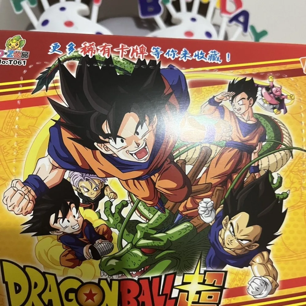 Anime Dragon Ball Trading Cards Deluxe Collection Son Goku Vegeta Holographic Foil Cards Commemorative Edition Gift