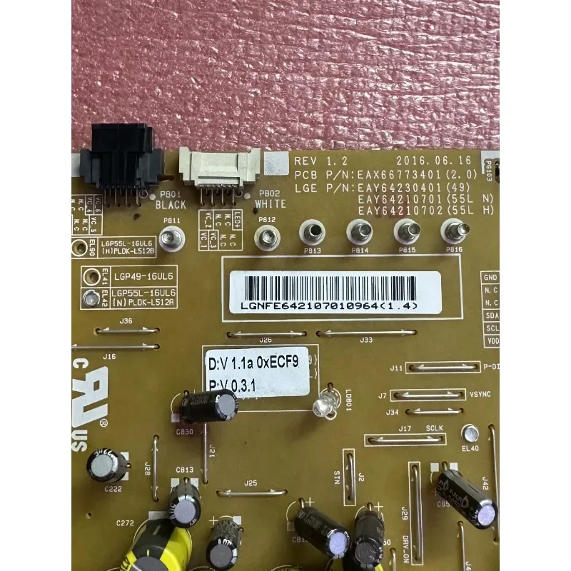 新しいオリジナル LG 55UH6500-CB 電源ボード EAX66773401 (2.0