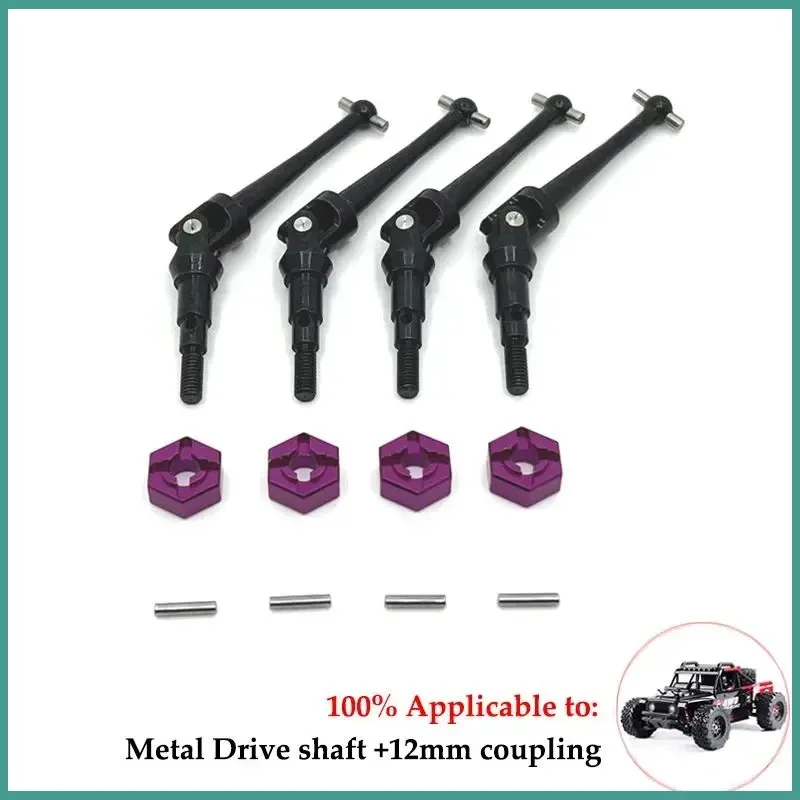 For HYPER GO MJX 1/14 14209 14210 H14BM RC Car Upgrade Parts Accessories  Metal Fittings Steering Assembly with Bearings