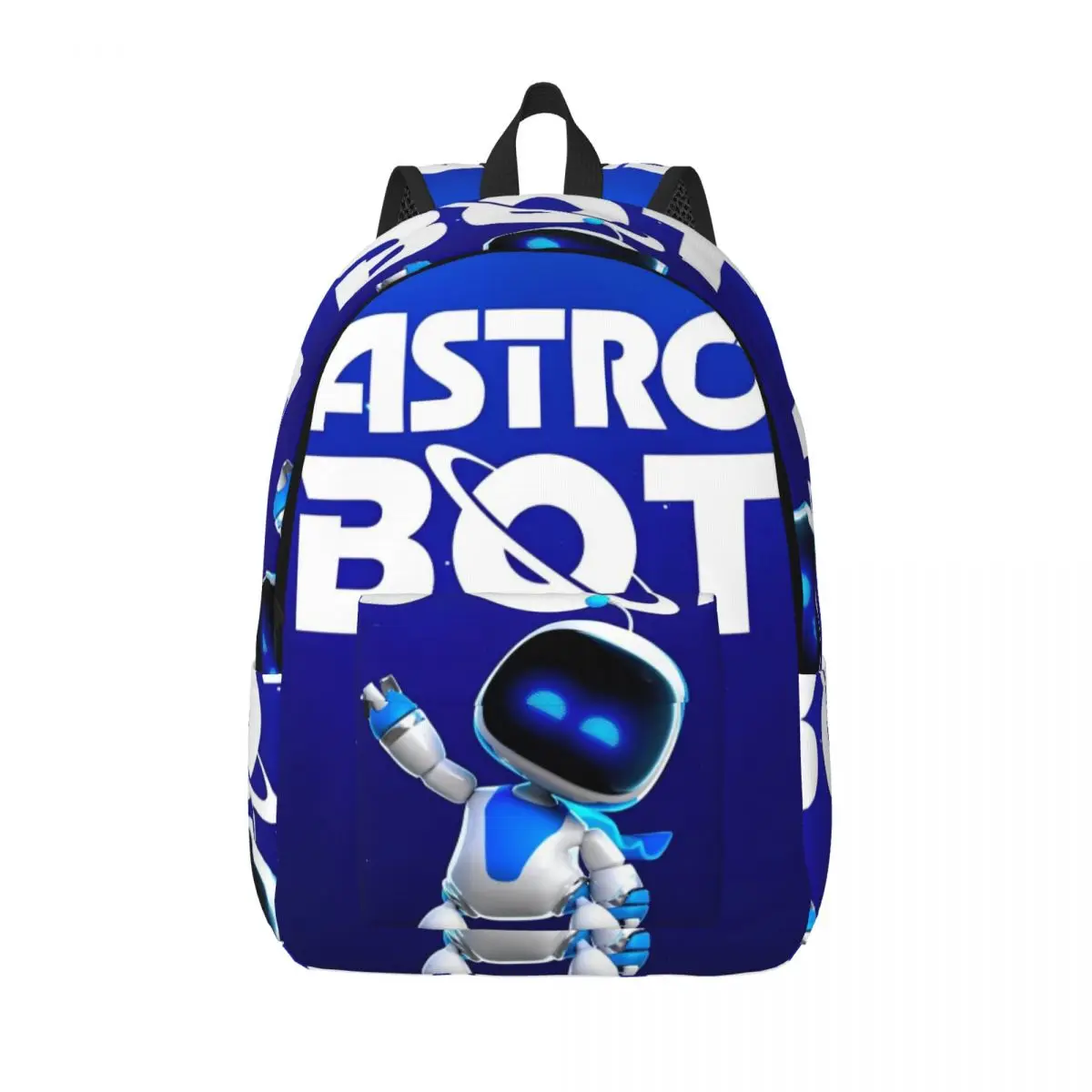 Astrobot Astros Playroom Mochila informal con bolsillo Estudiante Senderismo Viajes Videojuego Mochila para hombres Mujeres Bolso de hombro universitario