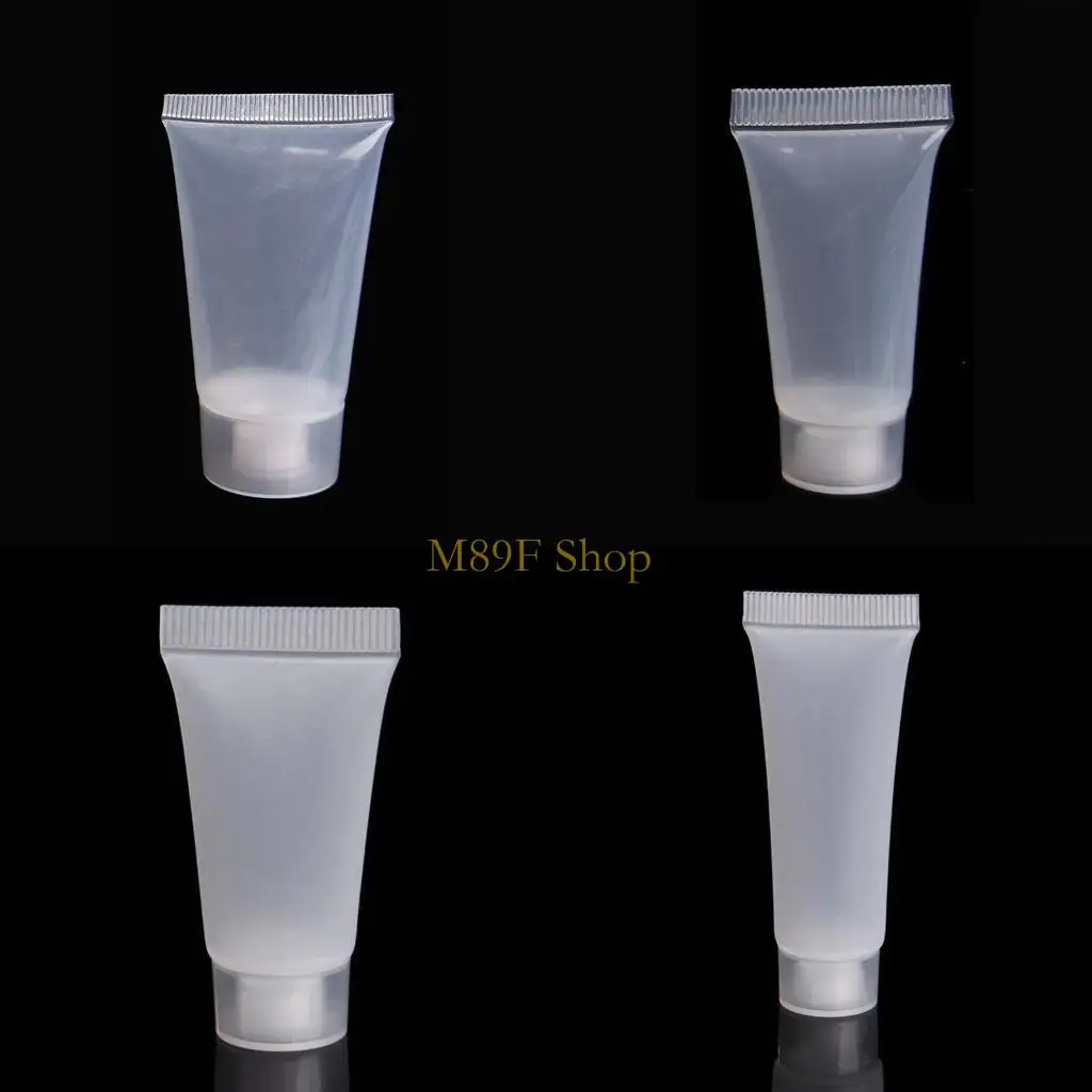 

M89F 1pc Polish Empty Clear Tube Cosmetic Cream Lotion Container Makeup Bottle New