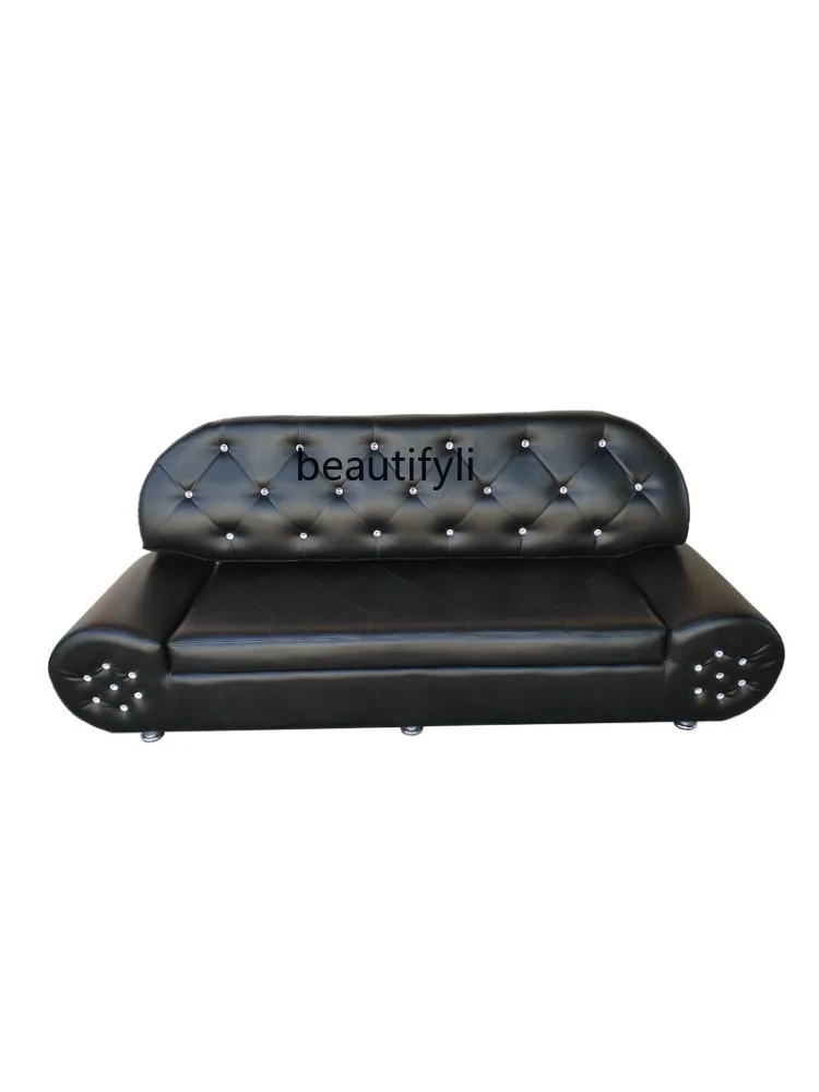 Barber Shop Sofa Waiting Strip Fashion Rest Sofa Cosmetology Shop Waiting Area Sofa salon chairs