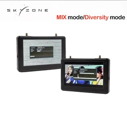 Skyzone M5F 5 Inch 800*480 FPV Monitor Built-in Steadyview Diversity Receiver with 60FPS DVR For FPV Drone Quadcopter RC Model