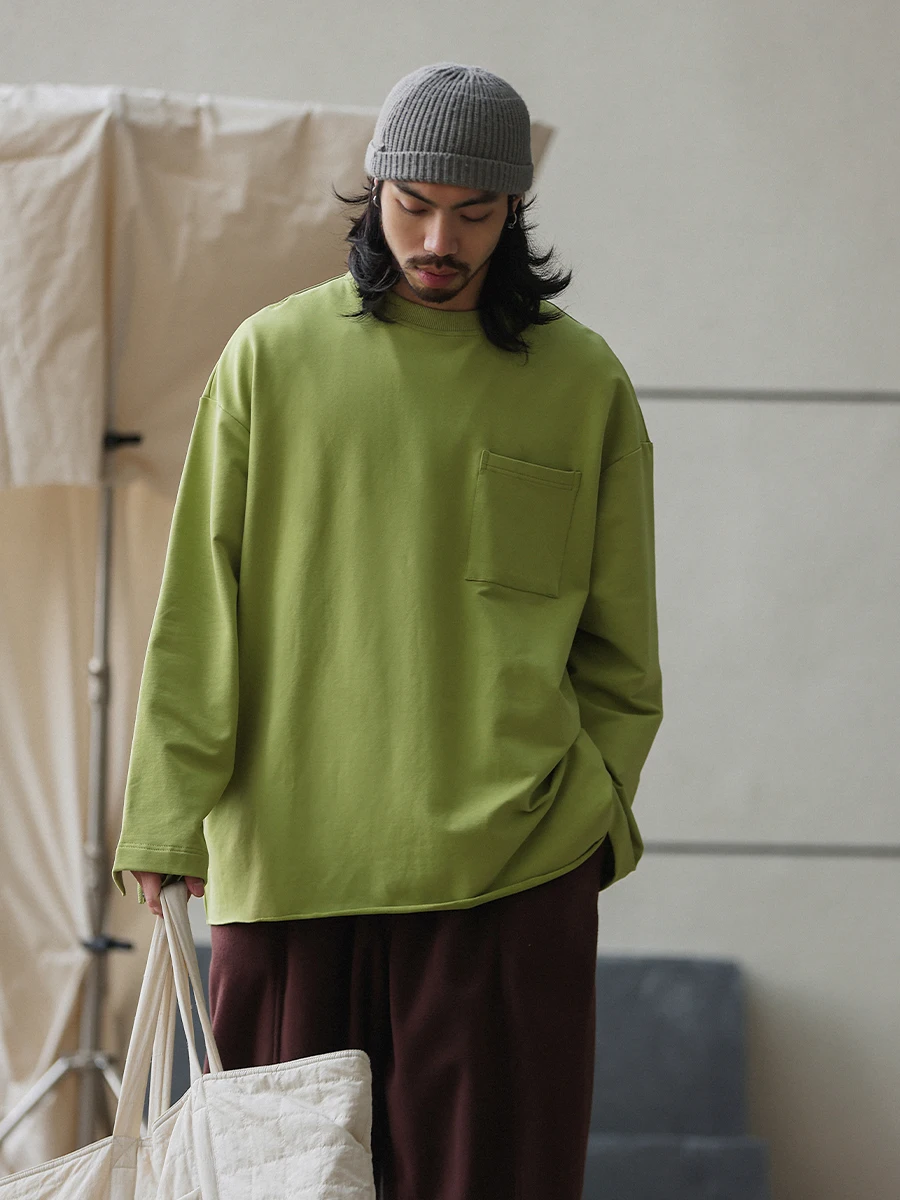 

Утепленная толстовка Noears с капюшоном, свободного кроя, с круглым вырезом, длинными рукавами и спущенными плечами, повседневная, из хлопка, для осени и зимы