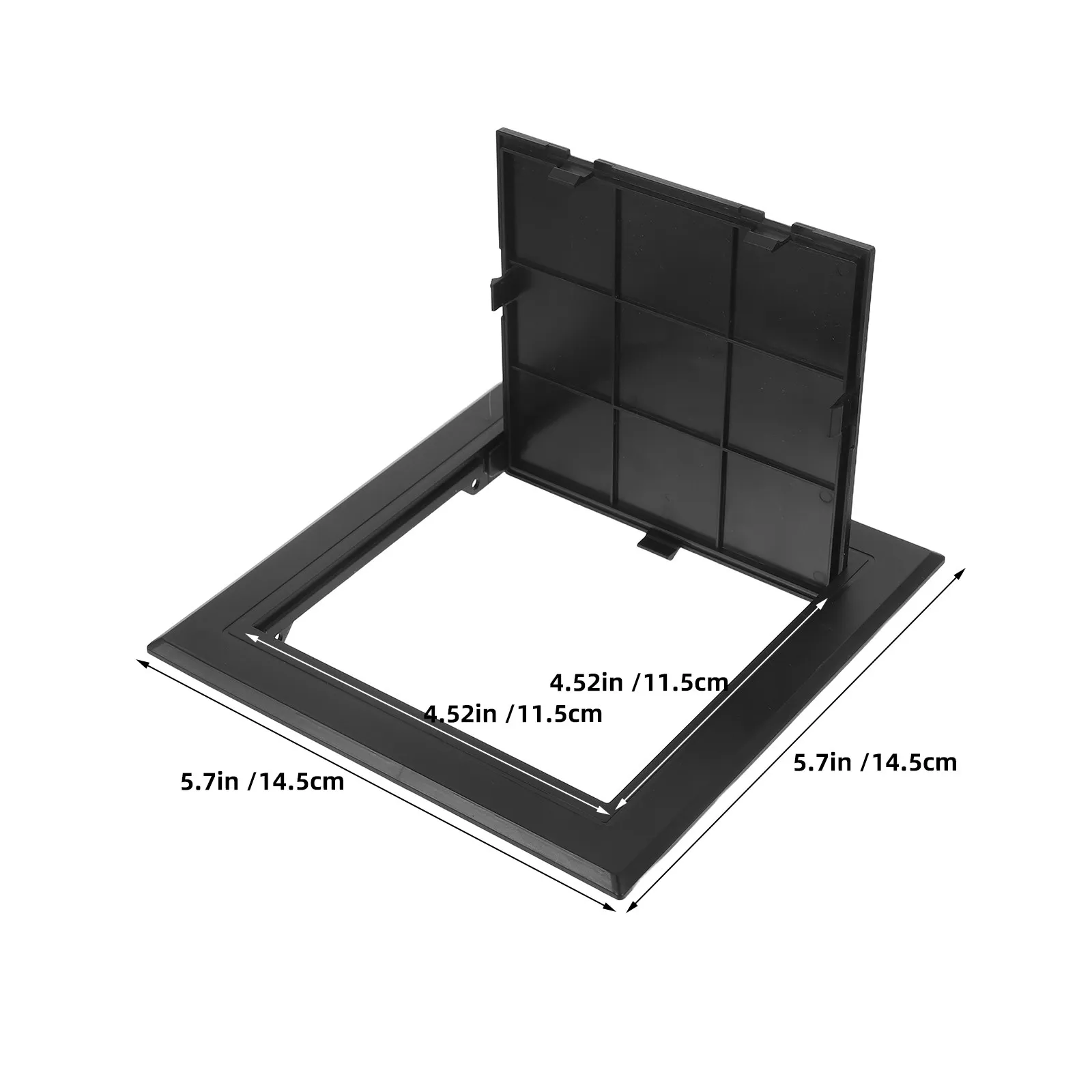 Wall Hole Cover Plate 5.7x5.7 Inch Plastic Access Panel for Drywall Ceiling Plumbing Bathroom Access Door Panel Inspection Cover